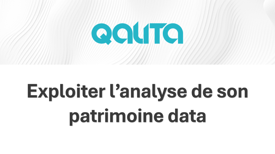 QALITA Platform : Exploiter l’analyse de son patrimoine data